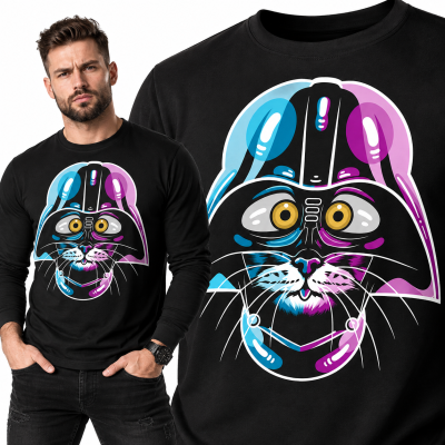 LONGSLEEVE ŚMIESZNE CAT WARS
